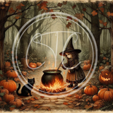 Girl Witch 4 Printable Bundle 10.5x10.5