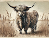 2 Highland Cow Printables