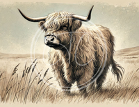 2 Highland Cow Printables