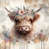 Highland Cow Printable 4