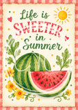 Life is Sweeter in the Summer Watermelon 5x7