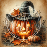 Witch Pumpkin Printable Bundle Minis 4x4
