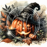 Witch Pumpkin Printable Bundle Minis 4x4