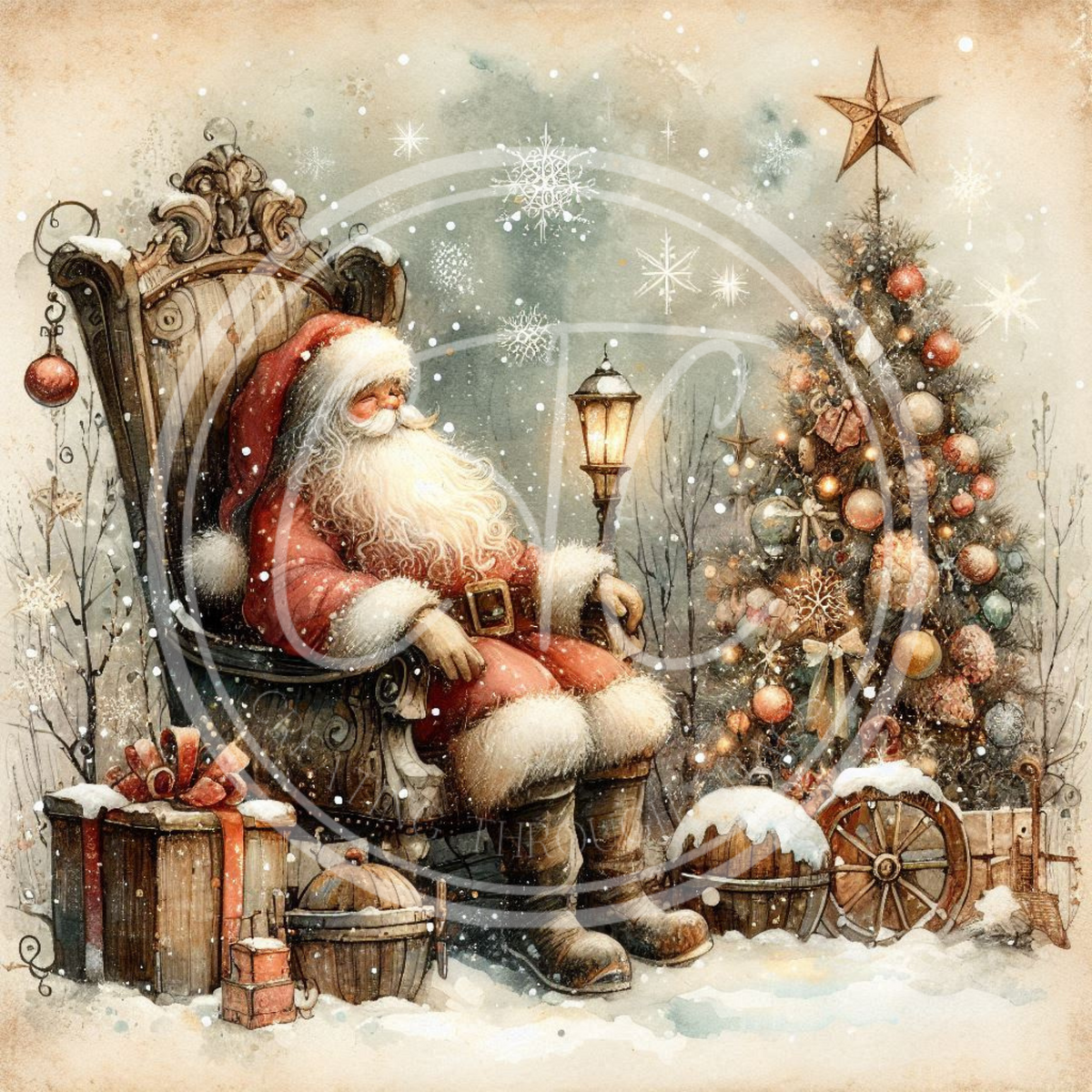 Rustic Santa Chair 2 Printable Bundle – Creating Through Chaos