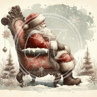 Rustic Santa Chair 2 Printable Bundle