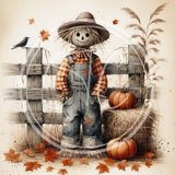 Fall Scarecrow Printable Bundle Minis 4x4