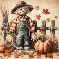 Fall Scarecrow Printable Bundle Minis 4x4