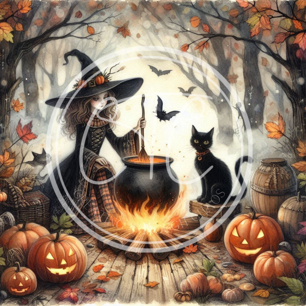 Whimsical Witch 3 Printable Bundle 10.5x10.5