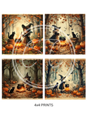 Girl Witch Printable Bundle Minis 4x4