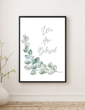 We Are Blessed Eucalyptus Printable