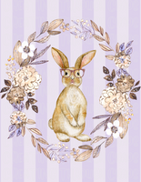 Bunny Wreath Printable