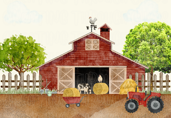Farmhouse Barn Printable