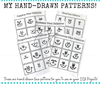 Hand-Drawn Face Patterns