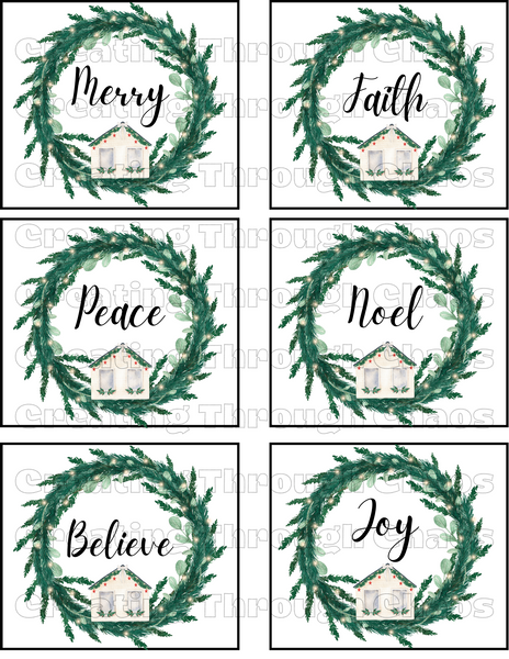 Wreath Mini Printables Creating Through Chaos