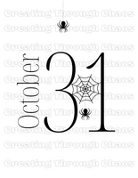 October 31 Printable October 31st Printable – Creating Through Chaos